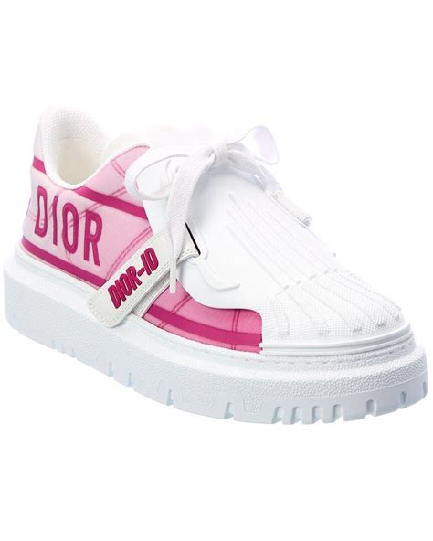 pink christian dior sneakers.